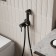 Shower mixer Wasserkraft A70638, single -leaf, hygienic watering can, black