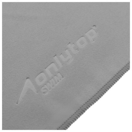 Microfiber towel, size 50x120 cm, gray color-4