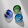 Ring "Muranian glass" crosses, color mix