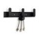Cappio CVP007 hanger, aluminum, three -rod, black color