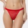 Cowards female brazilians, red color, size 44