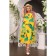 Sarafan female, size 54, yellow color