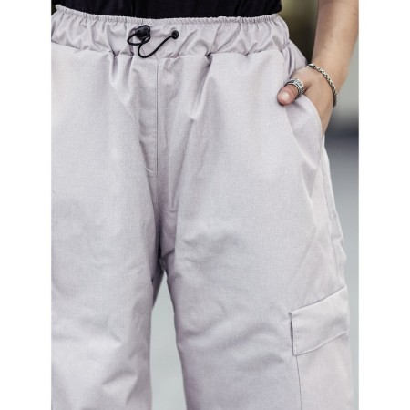 Heater trousers, height 164 cm, beige melange color-5