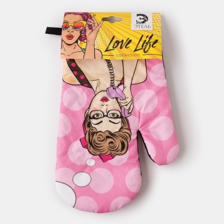 Mittens Ethel Love Life "polka dots" 26*16 cm, 100% p/e-4