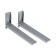 SL-01 bracket, for a microwave, fixed, up to 40 kg, 313 mm, metallic, gray