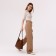 Magnet bag bag, lightning cosmetic bag, brown color