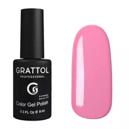 Grattol Color Gel Polish, No. 039 Rose, 9 ml