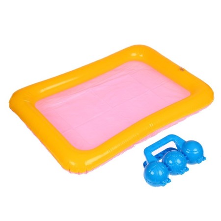Snow-Kolev-sandpole "Balls", 20 × 11.5 × 7 cm + inflatable base 60 × 45 cm, mix, for the new year-3