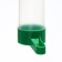 Drinker/bird feeder 3 x 9 cm, 60 ml, green