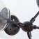 Bolla chandelier, 12x60W E14, black