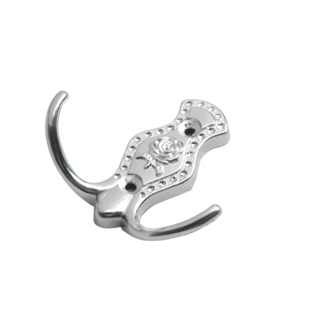 Hook furniture tundra TKD023, two -rod, chrome-4