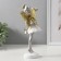 Polystone souvenir "Girlfriend in a white dress" gold 11.5x8.5x25 cm