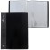 Folder with 40 A4 inserts, 500 μm, calligrata, pocket on the spine, black