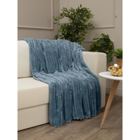 Texrepublic blanket, size 150x200 cm, blue color-2