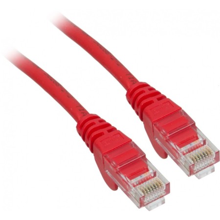 The Lanmaster Lan-PC45/U5E-2.0-RD UTP RJ-45 patch
