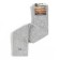 Women's hetras from Mongolian wool, gray color