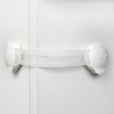 A set of universal locks, 3 pcs., White/transparent color