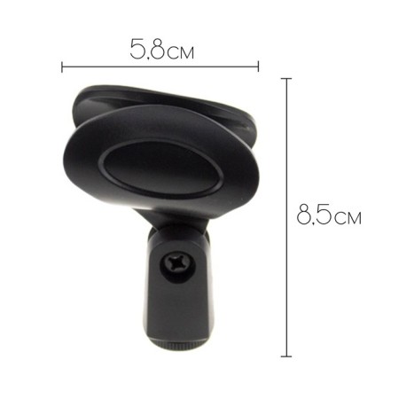 Microphone holder for the Music Life J1 rack, 5.8 x 8.5 cm, D microphone 2.5 cm-2
