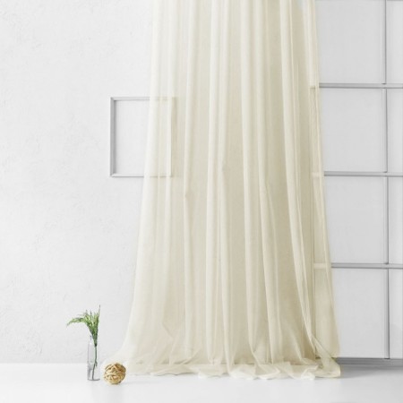 Tulle "Lines", size 500x270 cm, beige color