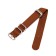 Solomon watch strap, 20 mm, L-27 cm, brown