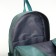 School backpack from textiles, 3 pockets, turquoise color