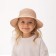Hat for the girl Minaku "Bunny", pink color, rn 52