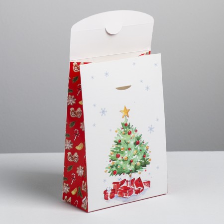 Folding box "Gifts under the Christmas tree", 15 x 7 x 22 cm, New Year-2
