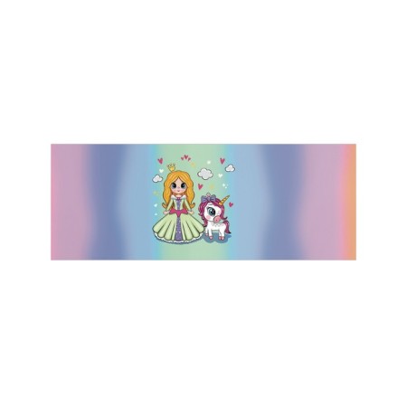 Basket for toys "Princess and unicorn, size 35x35 cm-1
