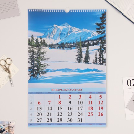 The calendar of the Overcod on the Rigel "Seasons" 2025, proverbs and sayings, 32 x 48 cm-1