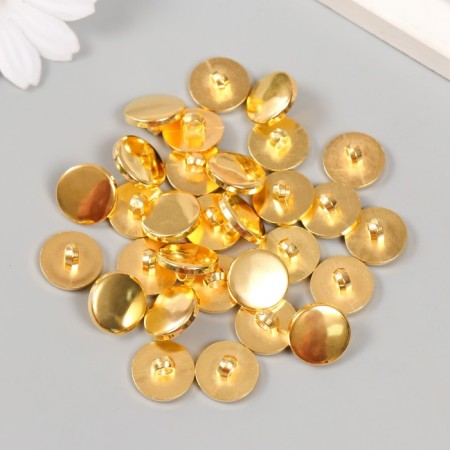 Buttons plastic on midnight "gold" 1.5 cm set 30 pcs-2
