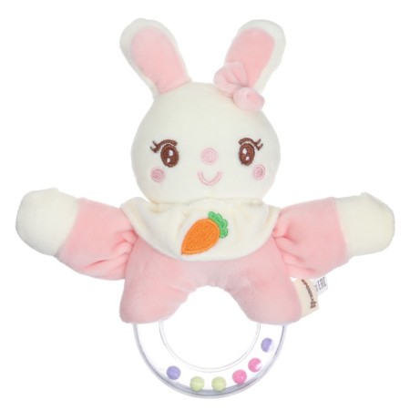 Soft rattle "Sweet bunny", from 3 months.-2