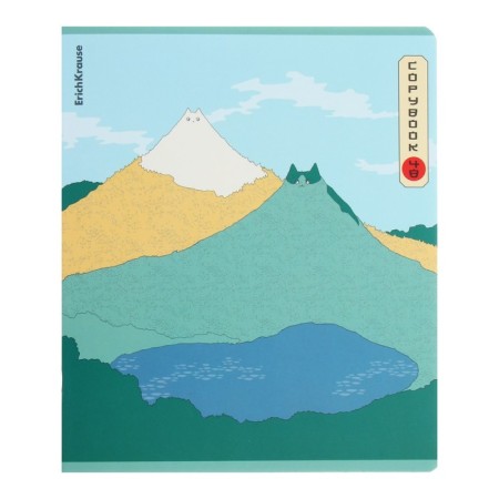 Notebook of 48 sheets in the Erichkrause Ceal "Find a cat", matte lamination, cover coated cardboard, offset unit, mix-6