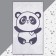 Terry "Ethel" Panda, 70x130 cm, 100% cotton, 420g/m2