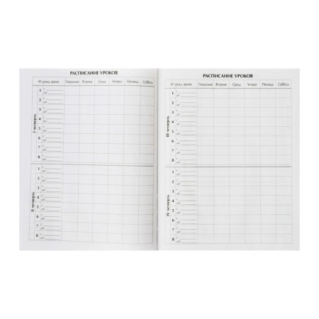 Universal diary for grades 1-11, "gradient", solid cover 7BC, matte lamination, foil embossing, 40 sheets-5