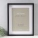 MDF photo frame "Valerie" 40x50 cm with a paspartm 30x40 cm, black (plastic screen)