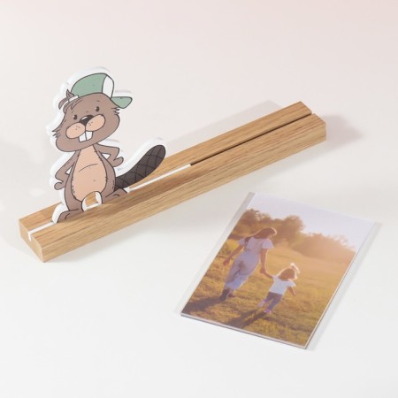 Photo frame wood, acrylic 10x15 cm "Bobr Good" 4x27.3x14 cm-3