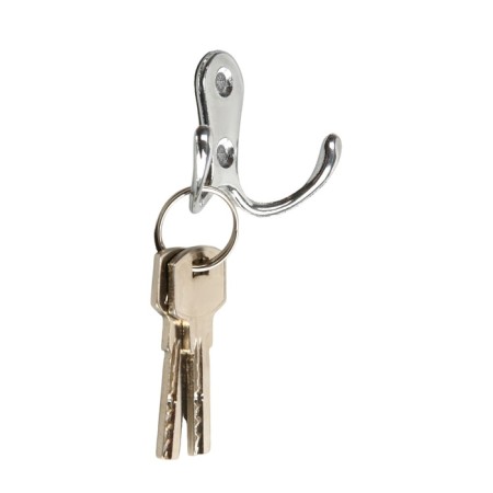 Hook furniture tundra TKD006, two -rod, chrome-1
