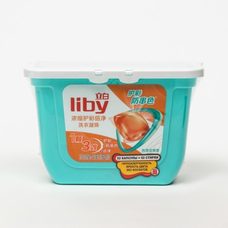 Liby Capsules for washing 3B1 "Color" for colored linen, 52 washing