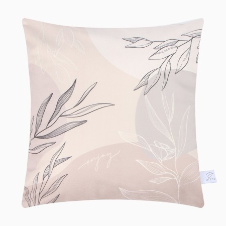 A set of decorative pillowcases "Blossom" - 4 pcs, 40x40 cm, velor-1