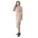 Women's dress W.W.F.H., size 44, color light brown