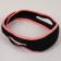 Textile mask to correct the oval of the face, on Velcro, black/pink color