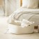 SL Home storage basket, wicker, handmade, 70 × 40 × 24 cm, white color