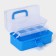 Organizer for storage, 3 departments, 27 × 17 × 13 cm, color mix