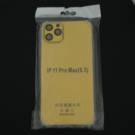 Luazon cover for the iPhone 11 Pro Max, silicone, anti -suggestion, transparent-4