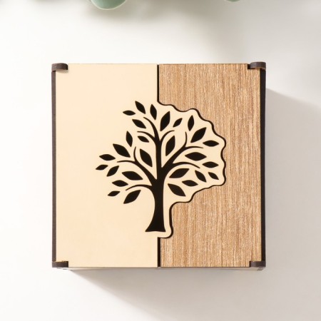 Combined box "tree" 10.5x10x7 cm-2