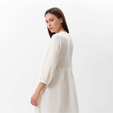 Women's dress Mist Summer Time, Midi, p. 40-42, white-5