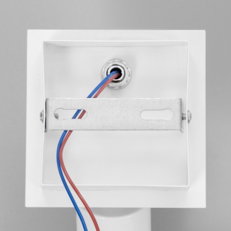 Sconces "man" E27 40W white 11x17x19 cm-5