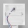 Sconces "man" E27 40W white 11x17x19 cm