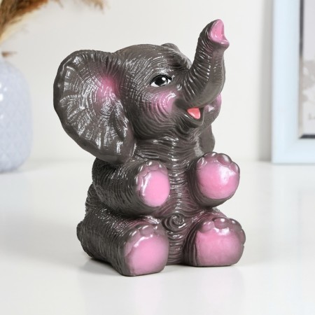 Pigger "joyful elephant" Gray, 19cm-1