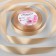 Satin tape, 20 mm × 23 ± 1 m, beige color No. 267